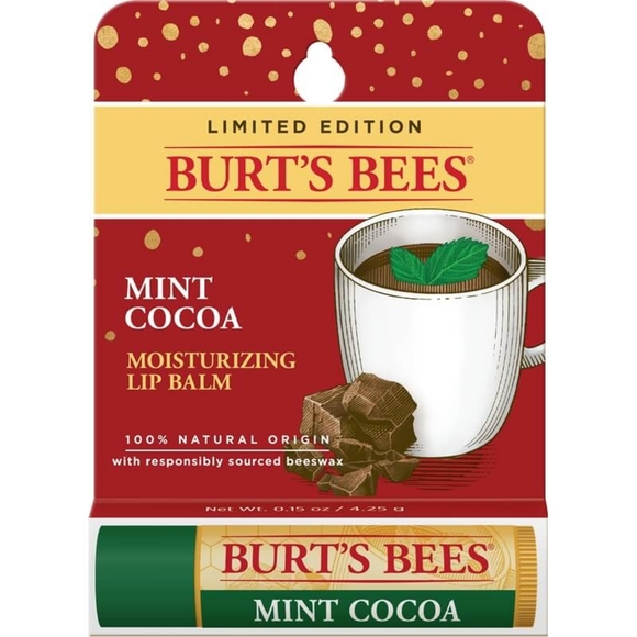 Burt's Bees Other - 🌹3/$12 Burt's Bees - Mint Cocoa Lip Balm, 1 Pack